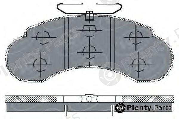  SCT Germany part SP155 Brake Pad Set, disc brake