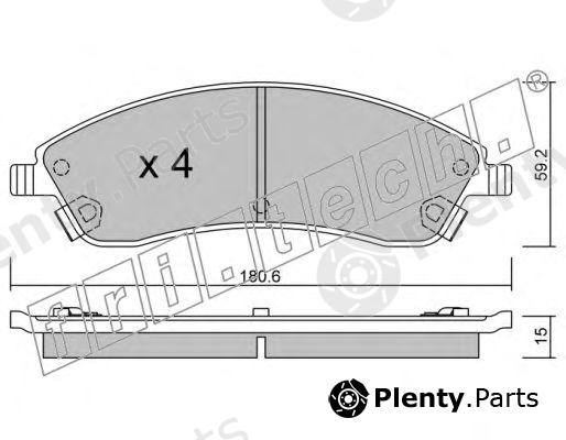  fri.tech. part 715.0 (7150) Brake Pad Set, disc brake