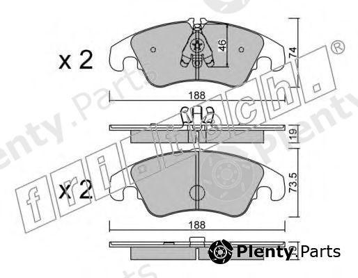  fri.tech. part 791.4 (7914) Brake Pad Set, disc brake