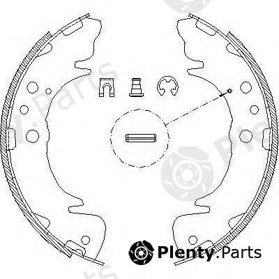  ROADHOUSE part 408900 Brake Shoe Set
