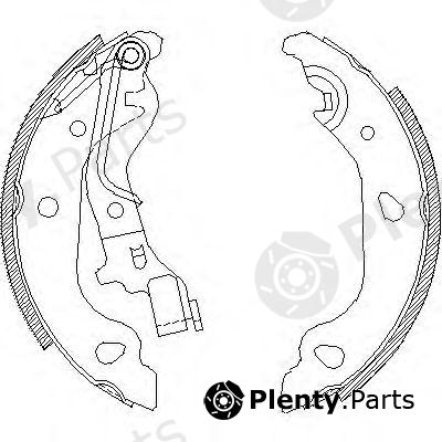  ROADHOUSE part 409800 Brake Shoe Set