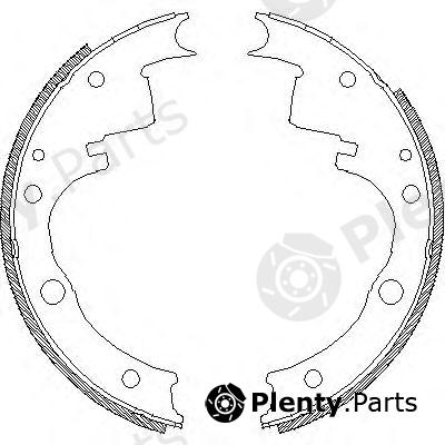  ROADHOUSE part 410900 Brake Shoe Set
