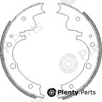  ROADHOUSE part 412100 Brake Shoe Set