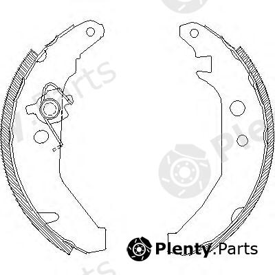  ROADHOUSE part 418500 Brake Shoe Set