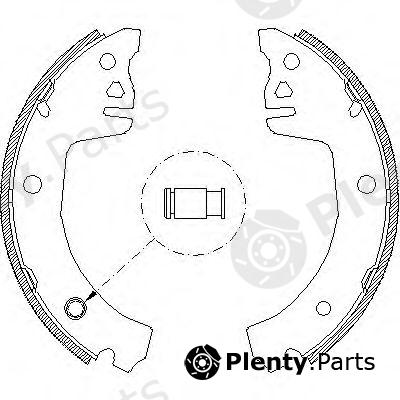  ROADHOUSE part 419800 Brake Shoe Set