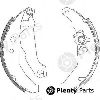  REMSA part 418501 Brake Shoe Set