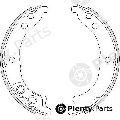  REMSA part 472800 Brake Shoe Set, parking brake
