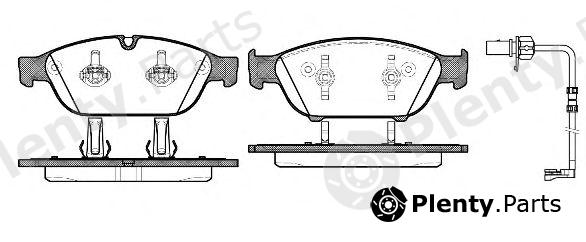  REMSA part 144112 Brake Pad Set, disc brake