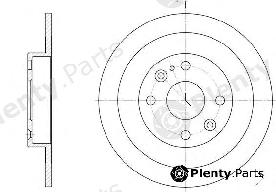  REMSA part 614800 Brake Disc