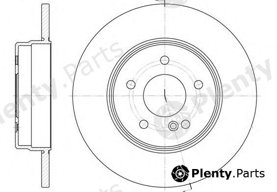  REMSA part 680100 Brake Disc