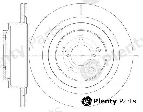  REMSA part 6100110 Brake Disc
