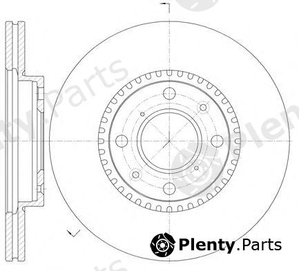  REMSA part 6100210 Brake Disc