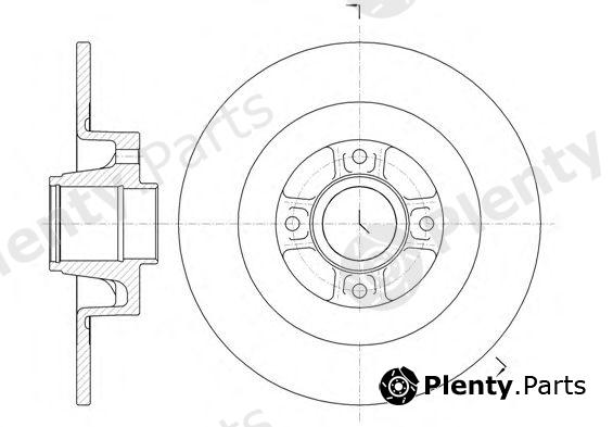  REMSA part 6104700 Brake Disc