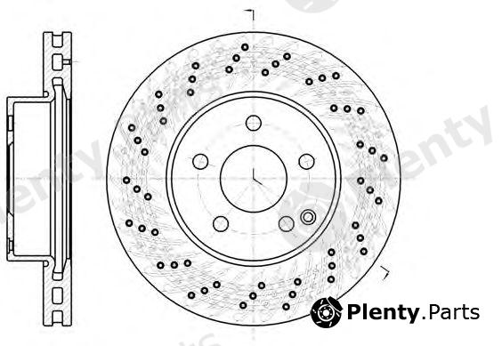  REMSA part 6106810 Brake Disc