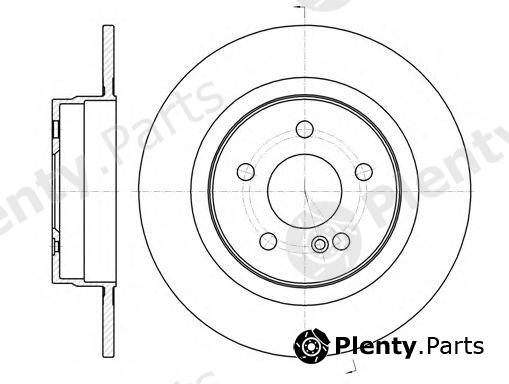  REMSA part 6107000 Brake Disc