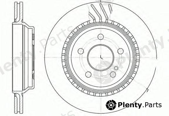  REMSA part 6107210 Brake Disc