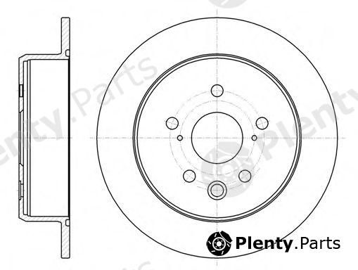  REMSA part 6107500 Brake Disc