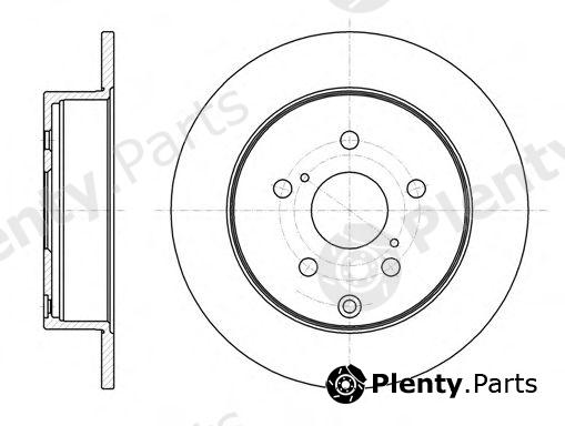  REMSA part 6108800 Brake Disc