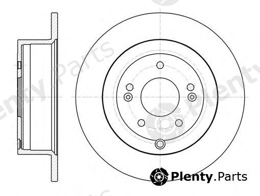  REMSA part 6110600 Brake Disc