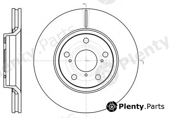  REMSA part 6112110 Brake Disc