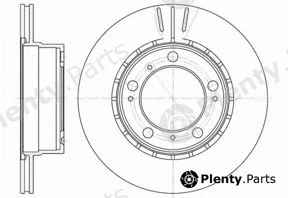  REMSA part 6112610 Brake Disc