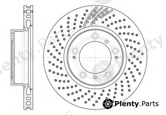  REMSA part 6113310 Brake Disc