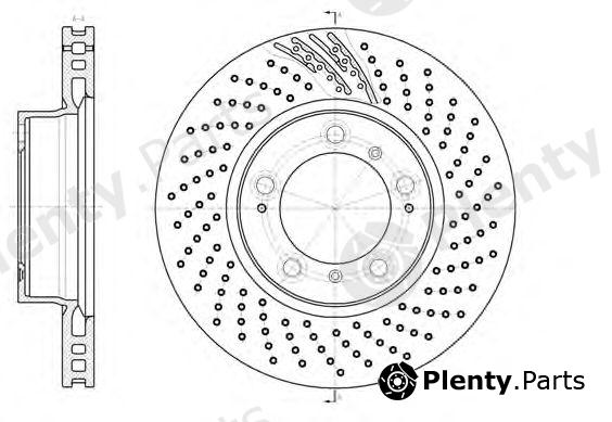  REMSA part 6113311 Brake Disc