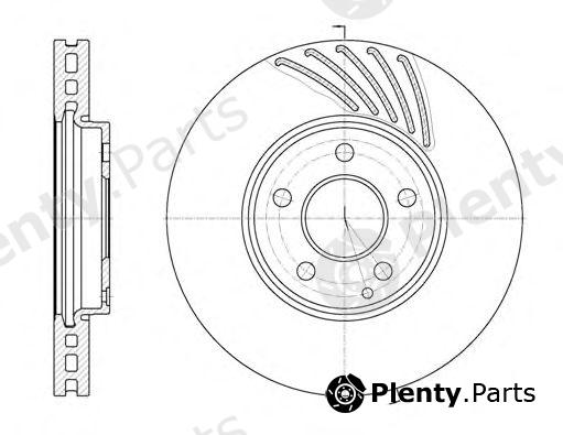  REMSA part 6114010 Brake Disc