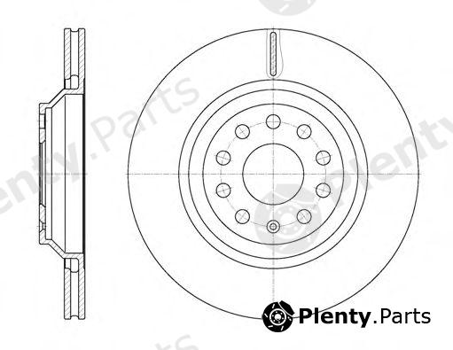  REMSA part 6117210 Brake Disc