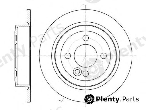  REMSA part 6119500 Brake Disc