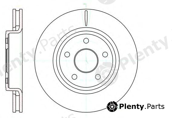  REMSA part 6121010 Brake Disc