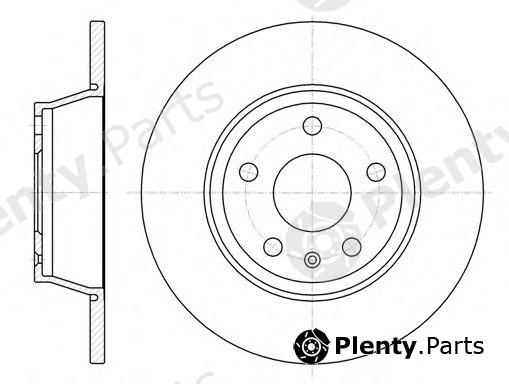  REMSA part 6121400 Brake Disc