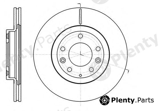  REMSA part 6121510 Brake Disc