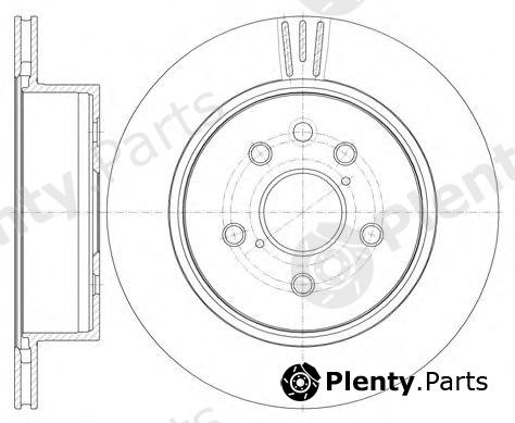  REMSA part 6125510 Brake Disc