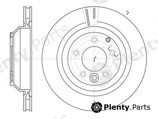  REMSA part 6130210 Brake Disc