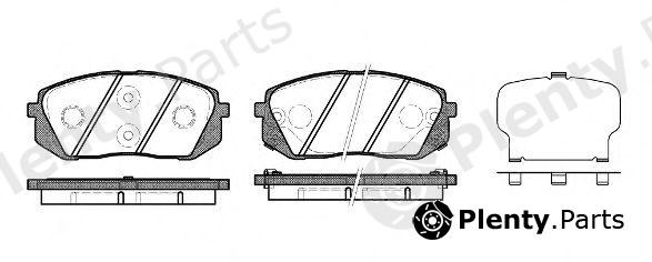  REMSA part 130222 Brake Pad Set, disc brake