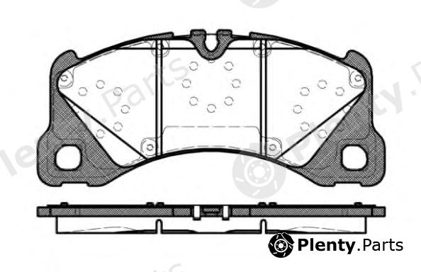  REMSA part 134540 Brake Pad Set, disc brake