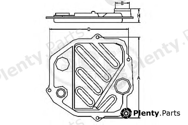  SCT Germany part SG1068 Hydraulic Filter, automatic transmission