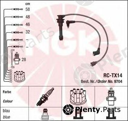  NGK part 9704 Ignition Cable Kit