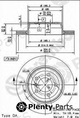  BREMBO part 09.9164.11 (09916411) Brake Disc