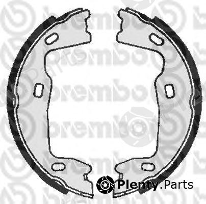  BREMBO part S59521 Brake Shoe Set, parking brake