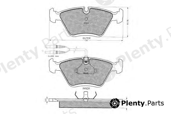 PEX part 7.389 (7389) Brake Pad Set, disc brake