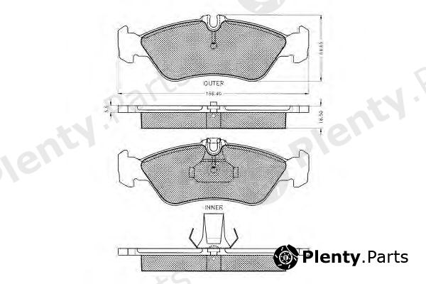  PEX part 7.417 (7417) Brake Pad Set, disc brake