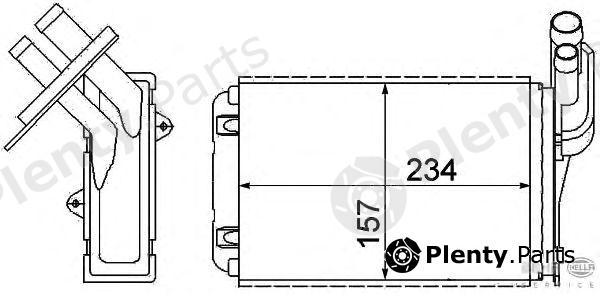  BEHR part 8FH351311-631 (8FH351311631) Heat Exchanger, interior heating