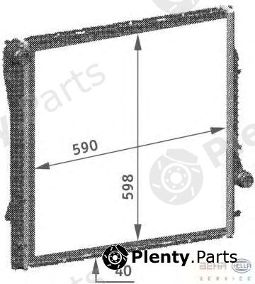  BEHR part 8MK376718-751 (8MK376718751) Radiator, engine cooling