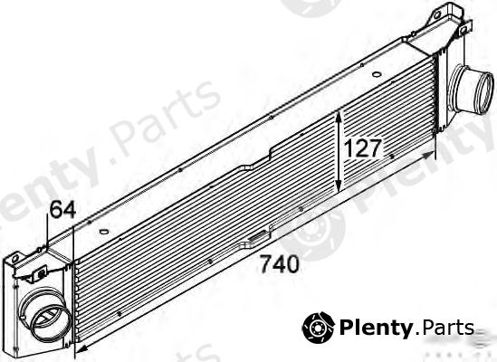 BEHR part 8ML376746-021 (8ML376746021) Intercooler, charger
