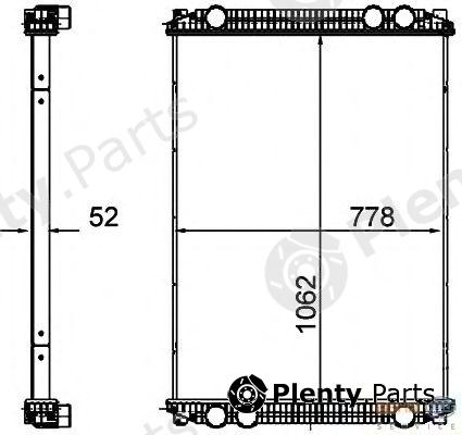  BEHR part 8MK376761-571 (8MK376761571) Radiator, engine cooling
