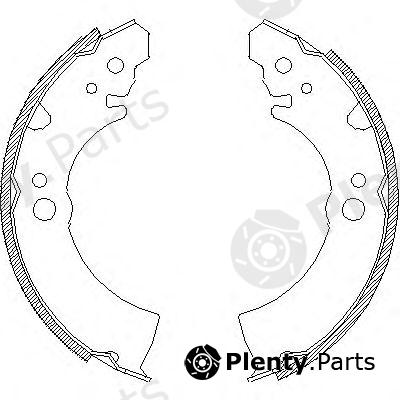  ROADHOUSE part 406600 Brake Shoe Set