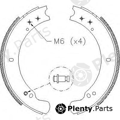  ROADHOUSE part 416200 Brake Shoe Set