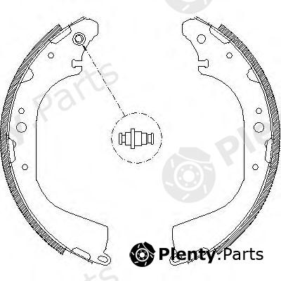  ROADHOUSE part 417201 Brake Shoe Set